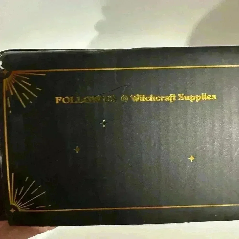 Witchcraft Kit Supplies Set Black Gold Open Box! Halloween Wicca